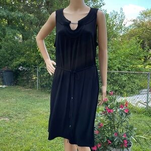 Dana Buchman Sleeveless Sheath Shift Dress Sz XL